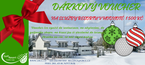 Voucher na služby resortu v hodnotě 1 500 Kč