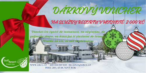 Voucher na služby resortu v hodnotě 2 000 Kč