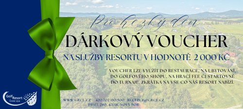 Voucher na služby resortu v hodnotě 2 000 Kč